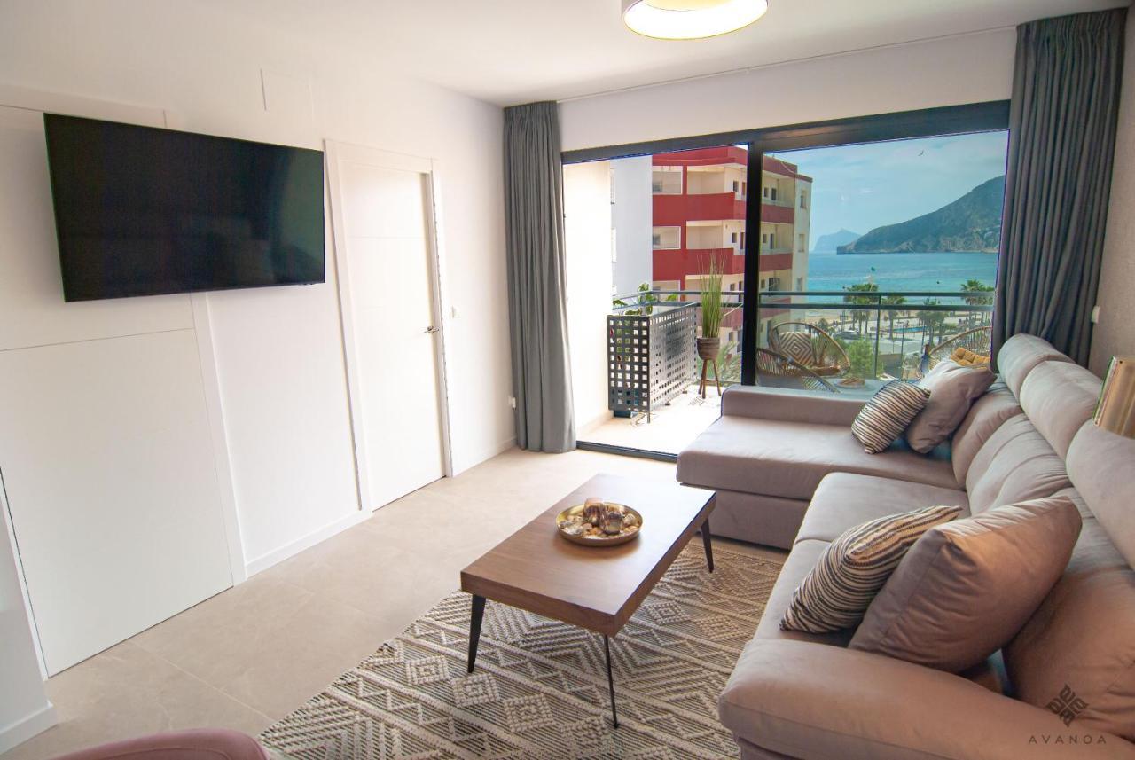 A016 - Apartamento con vistas al mar en la playa del Arenal-Bol de Calpe Exterior foto