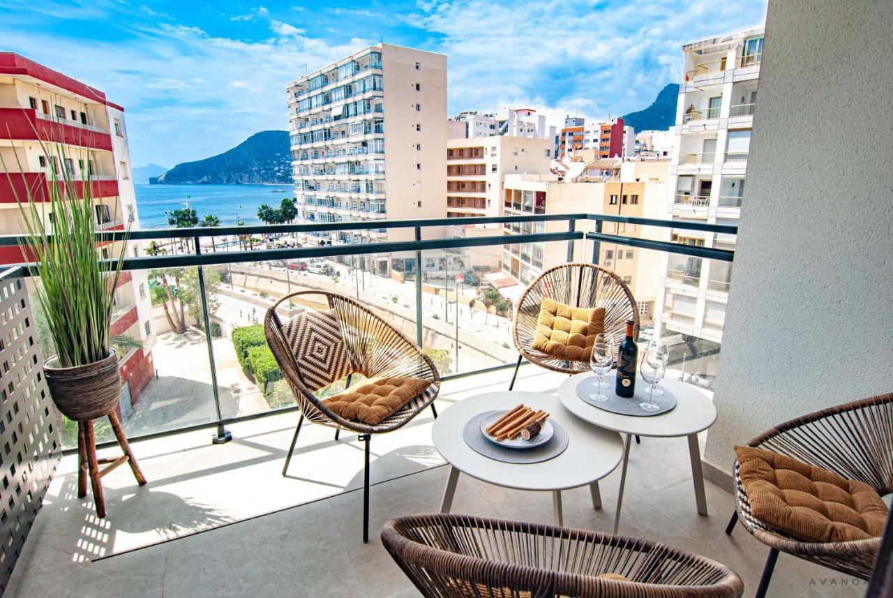A016 - Apartamento con vistas al mar en la playa del Arenal-Bol de Calpe Exterior foto